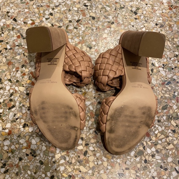 STEVE MADDEN Twisted Braided Heel Sandals - Picture 9 of 10